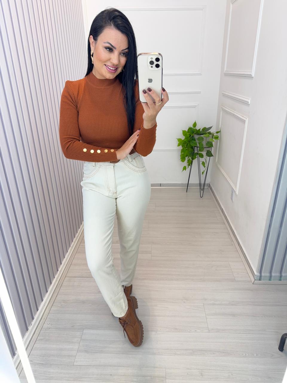 CALÇA MOM OFF