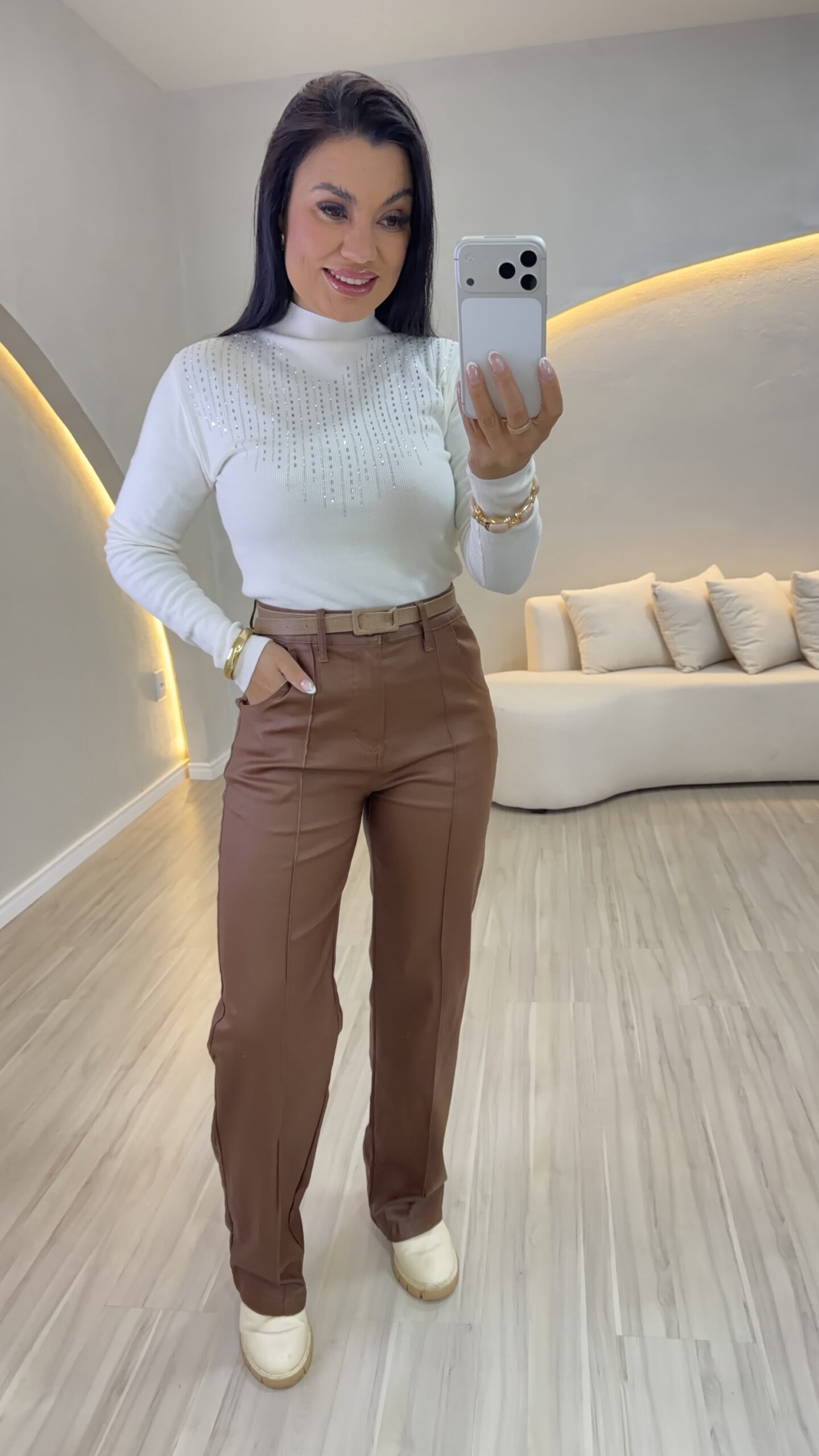 CALÇA FLEAR RESINADA